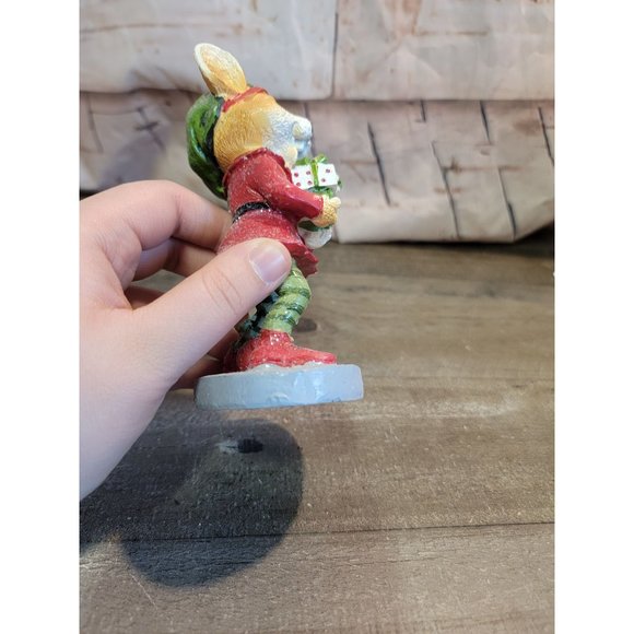 Mouse mice glitter gift present xmas decor figure - Picture 5 of 5